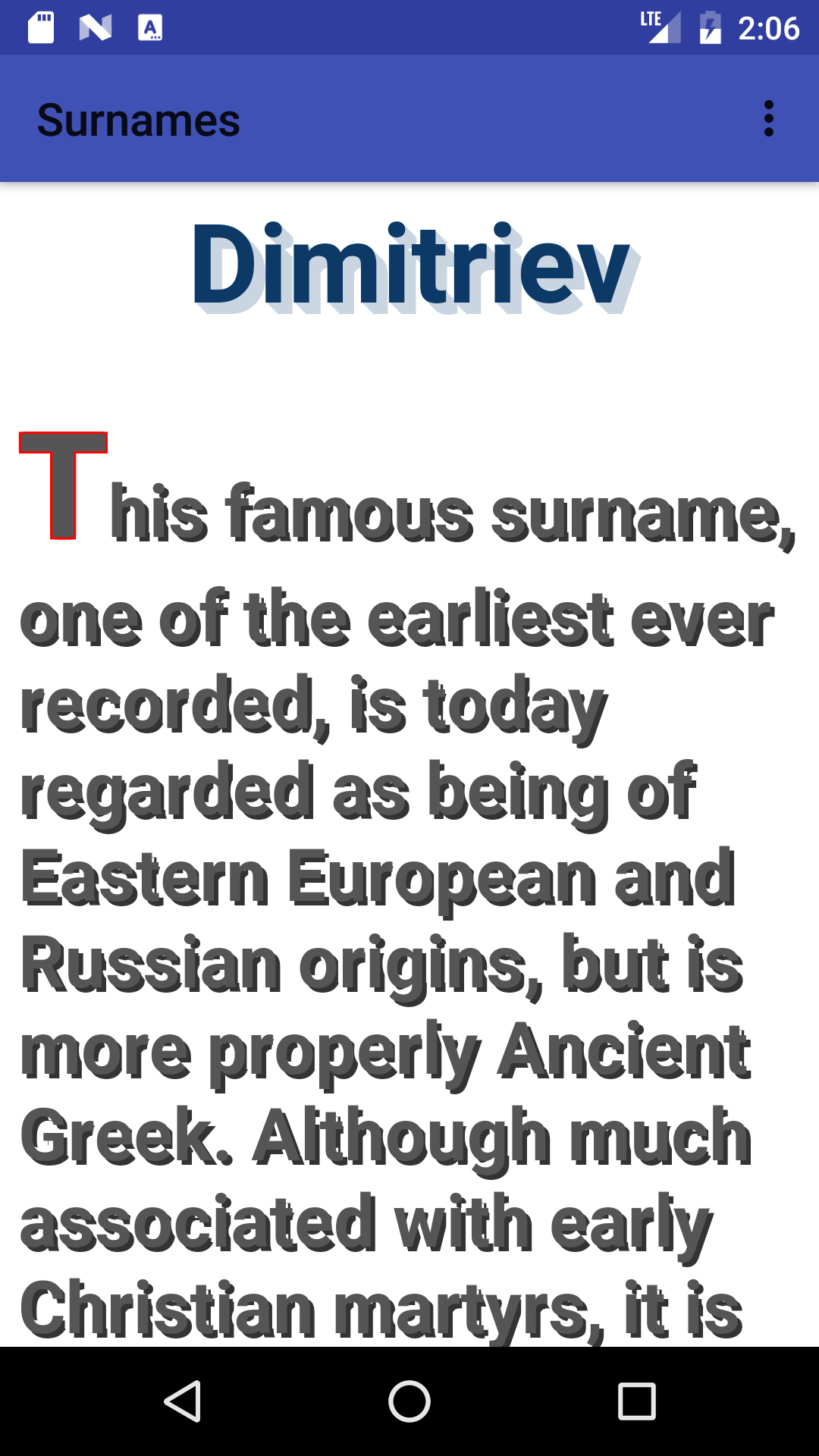 Meaning and origin of surnames