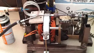 Значок видео "External combustion engine self-made according to Konyuhov cycle [not a Stirling engine]"